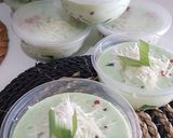 Foto langkah ke 6 dari resep Buko Pandan with Creamy Fla.