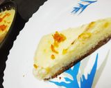 A picture of step 9 of Choco cookie orange zest cream cheese cake.