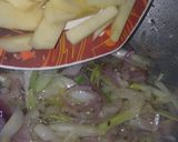 A picture of step 4 of Green Onions Potato Tomato Sabji.