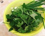 Hình bước làm 1 của món Rau lang xào tỏi 🌳