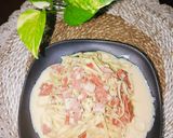 Foto langkah ke 4 dari resep Fettuccine Carbonara.