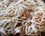 Foto del paso 5 de la receta: Espaguetis con salmón y anchoas