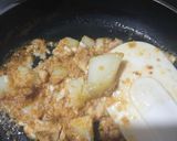 A picture of step 6 of Alfredo pasta.