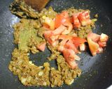 A picture of step 6 of Mangshor Ghugni.