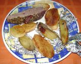 Foto del paso 6 de la receta: Carne al horno con papas y batatas