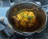 A picture of step 2 of Chicken achari.