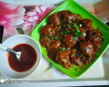 A picture of step 5 of Bread Manchurian.