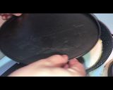 A picture of step 3 of Fluffy pancakes no egg.