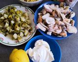 Une image de l'étape 1 de One pot pasta aux fruits de mer.