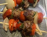 Foto del paso 5 de la receta: 🍢 Brochettes de Roast Beef Marinados con Vegetales