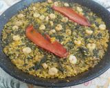 Foto del paso 20 de la receta Paella al HORNO de espinacas y gamba pelada