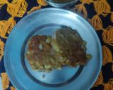 A picture of step 4 of Sabudana tikki.