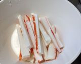 A picture of step 1 of Stuffed Enoki Mushroom.