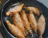 A picture of step 9 of Surmai and bangda fried fish.