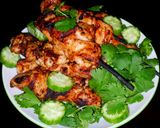 A picture of step 10 of Mike's Grilled Skewered Asian Chicken Yakitori Appetizers.