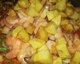 Foto langkah ke 4 dari resep Balado Udang Kentang.