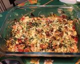 Une image de l'étape 27 de Gratin de légumes multicolores au lard, emmental et persil.