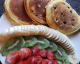 Foto del paso 2 de la receta: Hot cakes con fruta🥞🍌🥝🍓