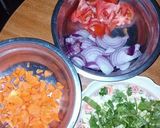 A picture of step 2 of Liver Stew.