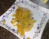 A picture of step 3 of Aloo tikki chat.