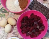 Gluténmentes céklás brownie datolyával édesítve recept fázis 1 fotója