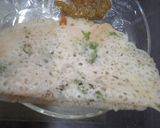 A picture of step 4 of Rice chila.