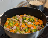 Foto del paso 4 de la receta: Pavo con menestra de verduras