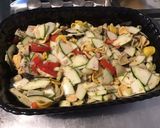 Une image de l'étape 12 de Salade de pâtes marinée aux tomates, concombre, courgette, oignon de roscoff et Lonzo.