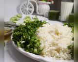A picture of step 1 of Green White Green rice #oct1strush.