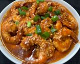 A picture of step 3 of Gambas Al Ajillo.
