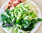 Hình bước làm 1 của món Bún Đậu Nước Tương Chay