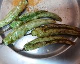 A picture of step 7 of Besan green chilli pakoda😍.