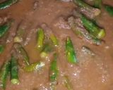 A picture of step 10 of Lady Finger Mutton (Bhindi Gosht).