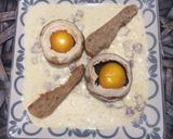 Foto del paso 3 de la receta: Champiñones al horno con huevo y jamón en salsa delicioso