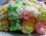 Foto langkah ke 4 dari resep Sate Singkong Pelangi.