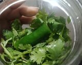 A picture of step 4 of Palak pakory.