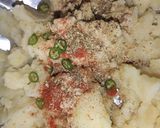 A picture of step 1 of Buckwheat Potato Patties.