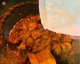 A picture of step 8 of Smoked Prawns Karahi.