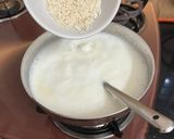A picture of step 1 of Rice Kheer.