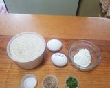 Foto del paso 1 de la receta: Tortitas de amaranto con requesón en freidora de aire