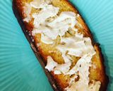 Pirított gombás, camembert sajtos pirítós recept fázis 3 fotója