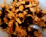A picture of step 4 of Sweet rice porridge in pumpkin.