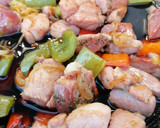Foto del paso 6 de la receta: Pavo con pimientos en salsa de soja