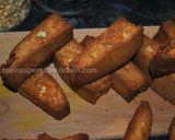 A picture of step 8 of Rusk Cake نان سوخاری.