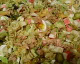 Foto del paso 2 de la receta Ensaladilla de pasta tricolor festiva