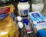 A picture of step 1 of French cream cheese slice.