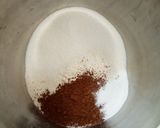 A picture of step 1 of Moist chocolate cake.