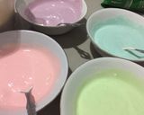 Foto langkah ke 5 dari resep Bolu kukus lembut rainbow.