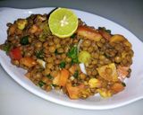 A picture of step 3 of Kali Dal Chat.