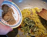 A picture of step 3 of Thali feast.